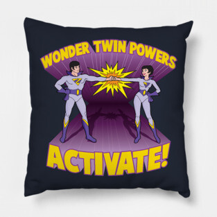 Wonder Twin Powers Activate! Pillow