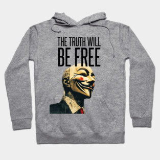 Anonymous: The Truth Will Be Free Hoodie