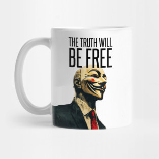 Anonymous: The Truth Will Be Free Mug