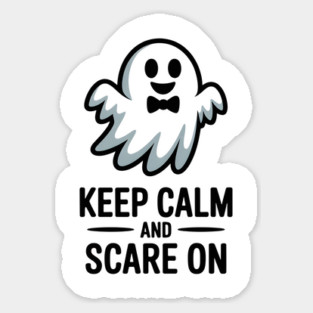 Keep Calm and Scare On Magnet