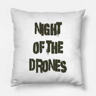 Night of the Drones Spyware Pilot Pillow