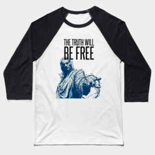 Anonymous: The Truth Will Be Free Baseball T-Shirt
