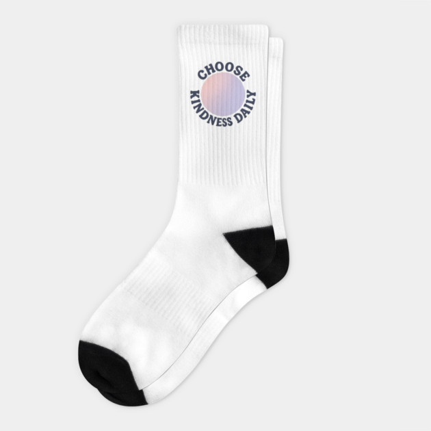 Choose Kindness Daily Socks by Fauzi's Store