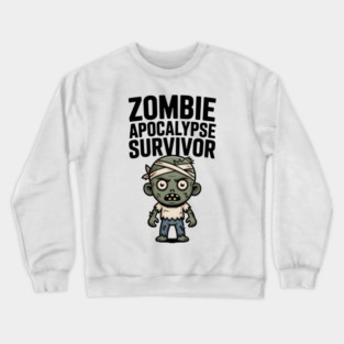 Zombie Apocalypse Survivor Crewneck Sweatshirt