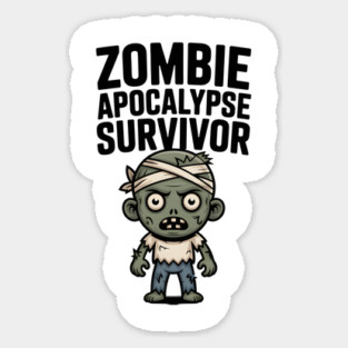 Zombie Apocalypse Survivor Magnet