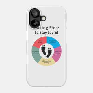 Making Steps to Stay Joyful Phone Case