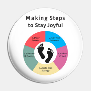 Making Steps to Stay Joyful Pin