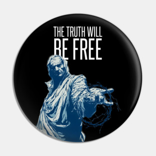 Anonymous: The Truth Will Be Free Pin