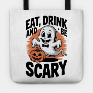 Eat Drink and Be Scary Tote