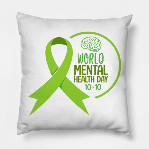 World Mental Health Day Pillow by Fauzi's Store