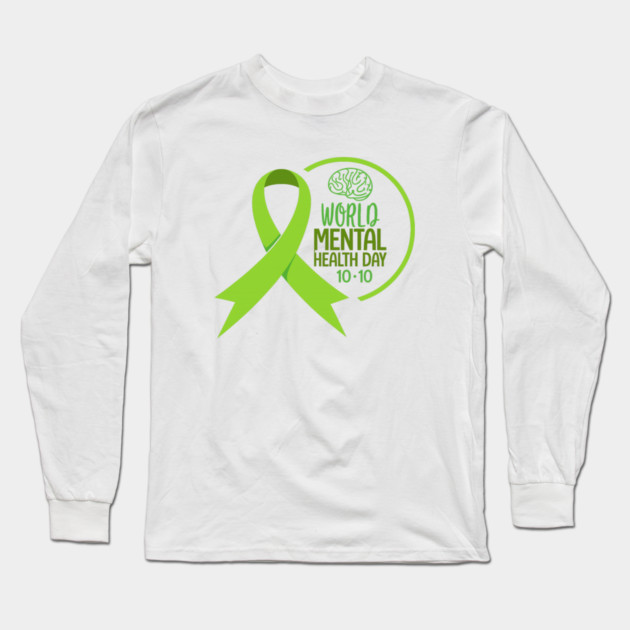 World Mental Health Day Long Sleeve T-Shirt by Fauzi's Store