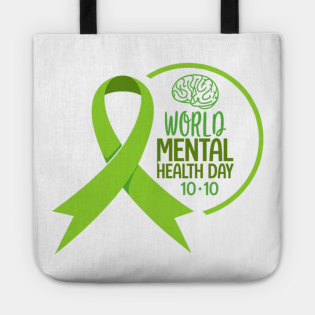World Mental Health Day Tote by Fauzi's Store