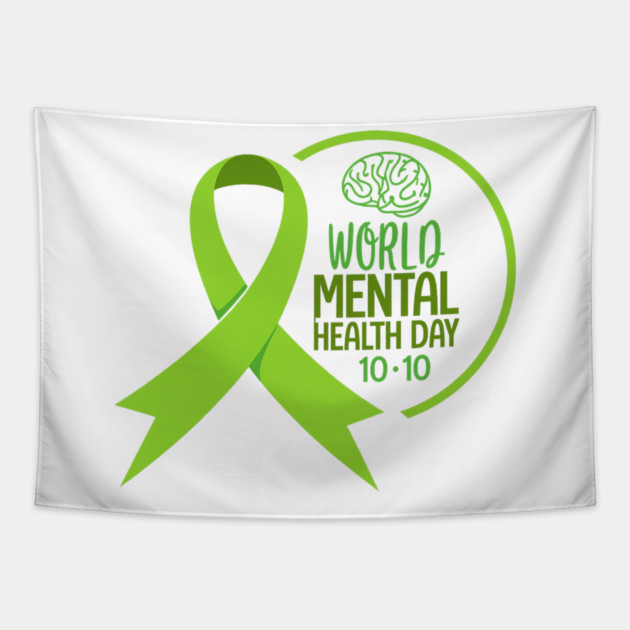 World Mental Health Day Tapestry by Fauzi's Store