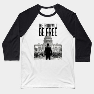 Anonymous: The Truth Will Be Free Baseball T-Shirt