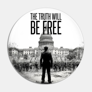 Anonymous: The Truth Will Be Free Pin