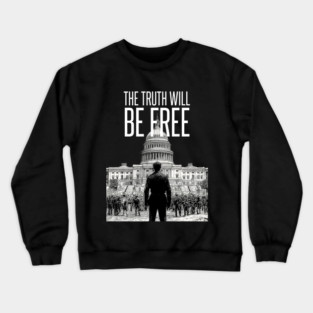 Anonymous: The Truth Will Be Free Crewneck Sweatshirt