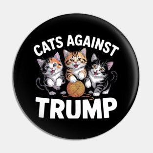 Cats-Against-Trump Pin