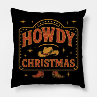 Howdy Christmas Pillow