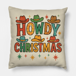 Howdy Christmas Pillow