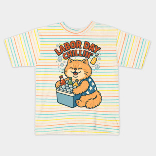 Labor Day Chillin' Kids T-Shirt