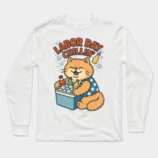 Labor Day Chillin' Long Sleeve T-Shirt