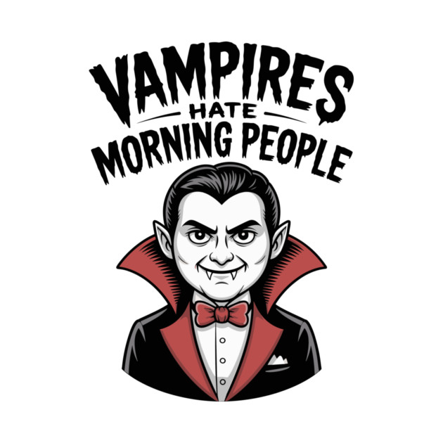 Vampires Hate Morning People by Frank Ring