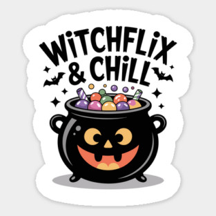 Witchflix and Chill Sticker