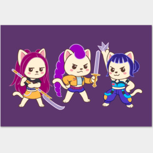 Kitty Pop Demon Hunters Posters and Art