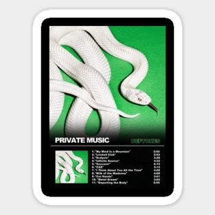 deftones private music Sticker