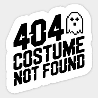 404 Costume Not Found Magnet