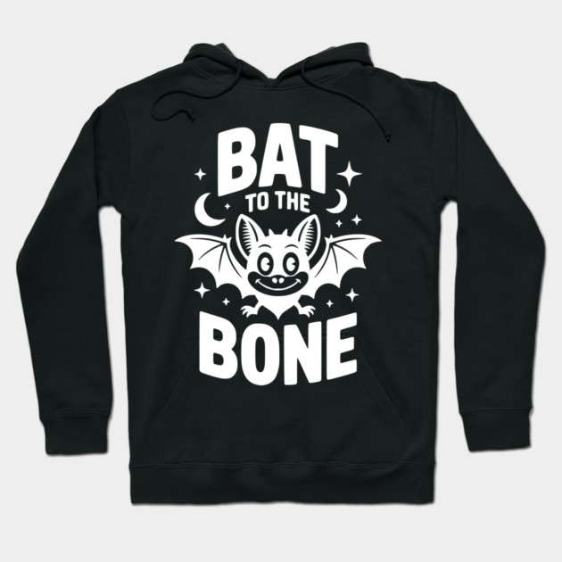 Bat to the Bone Hoodie by Frank Ring
