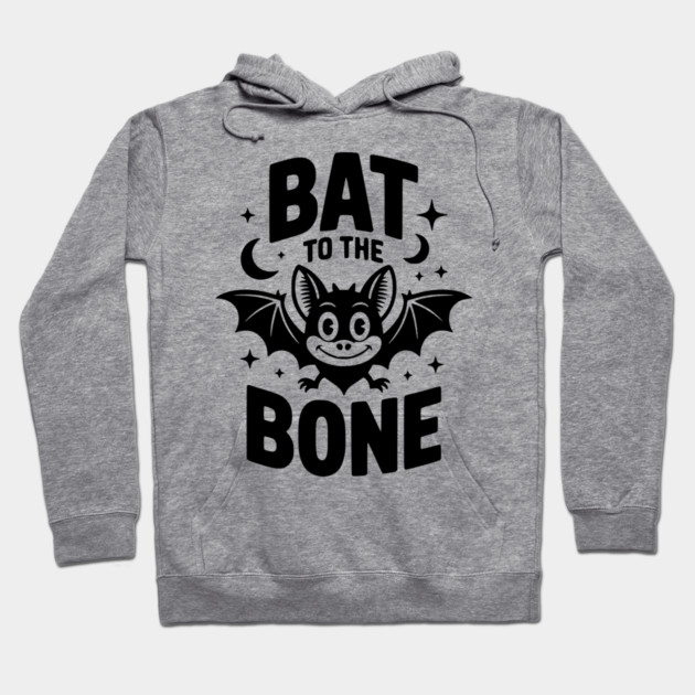 Bat to the Bone Hoodie by Frank Ring
