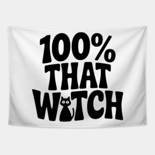 100% That Witch Tapestry