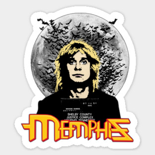 Memphis Mugshot at the Moon '84 Sticker