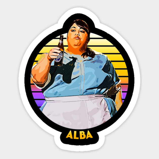 Sunset Stripes Series Alba Magnet by Tv Moments