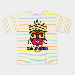 Mary Jane abstract art Kids T-Shirt