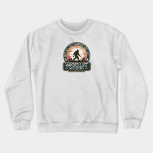 Wanderlust and Whiskers Crewneck Sweatshirt