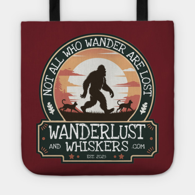 Wanderlust and Whiskers Tote by Pete the Cat Guy