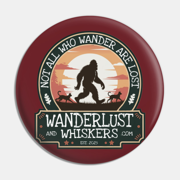 Wanderlust and Whiskers Pin by Pete the Cat Guy