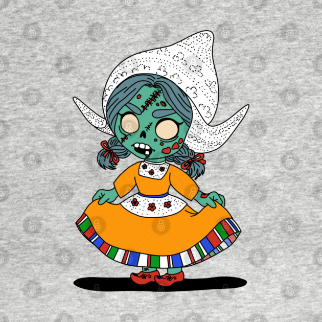 Cute Dutch Zombie Girl by H. R. Sinclair