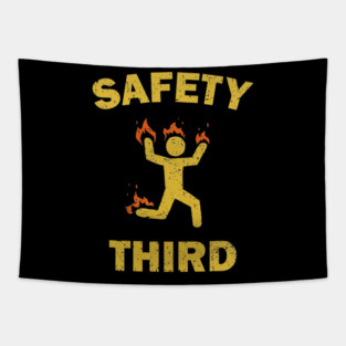 Safety Third Tapestry