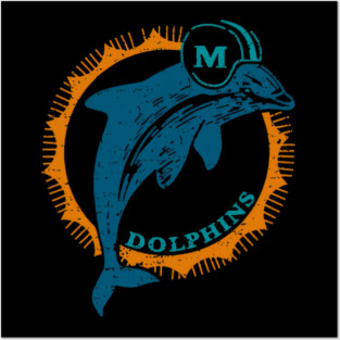 Miami Dolphins 1965 Retro - jinrodrigues001 #198 Posters and Art