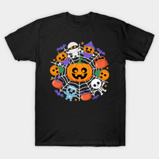 Spooky Season Meal Bucket Happy Halloween T-Shirt