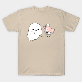 Cute Ghost Gamer Halloween T-Shirt
