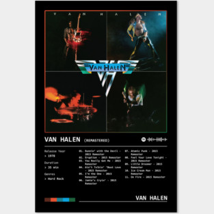 Van Halen (1978) by Van Halen Posters and Art