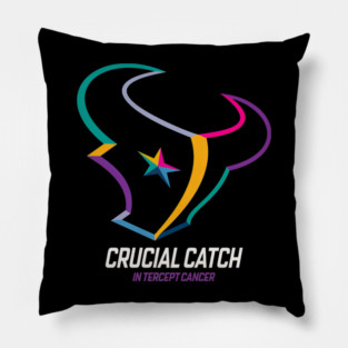 Houston Texans Youth 2024 Nfl Crucial Catch - dorian789 #82 Pillow