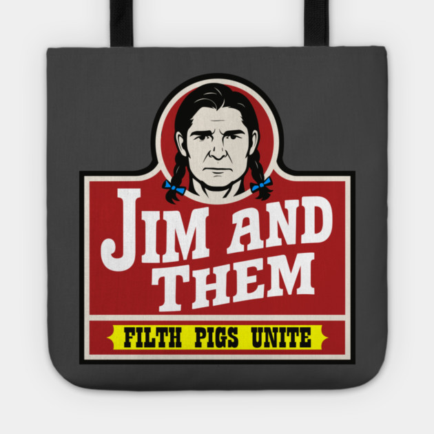 Filth Pigs Unite Tote by Jim and Them