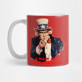 I Want You To Punch Nazis Mug