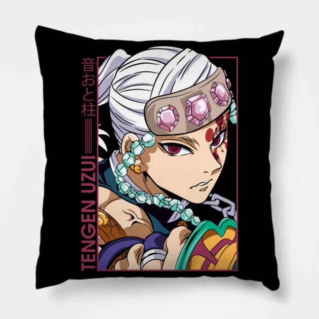 Tengen Uzui Sound Hashira - Demon Slayer Pillow by Otaku Vibes