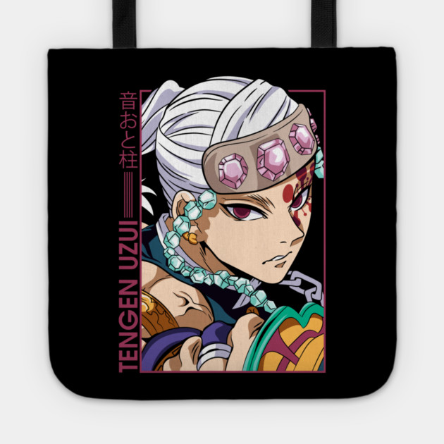 Tengen Uzui Sound Hashira - Demon Slayer Tote by Otaku Vibes